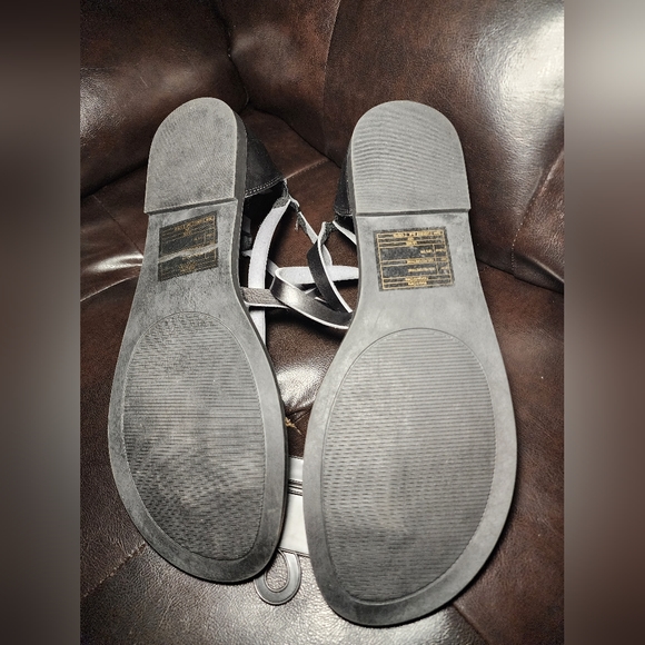 Torrid Black Gladiator Sandals Size 12W - Picture 4 of 5